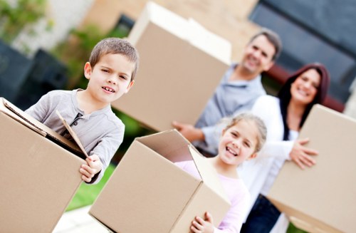 Professional removal service handling fridge disposal