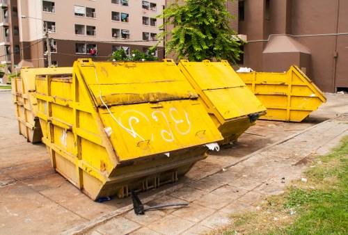 Professionally disposing of waste from an old refrigerator