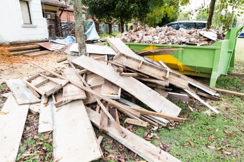 Old refrigerator ready for disposal