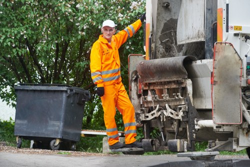 Council waste collection truck