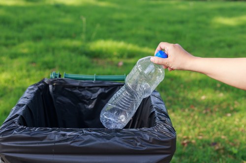 Eco-friendly fridge disposal process with recycling